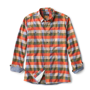 Orvis M's Flat Creek Tech Flannel Shirt