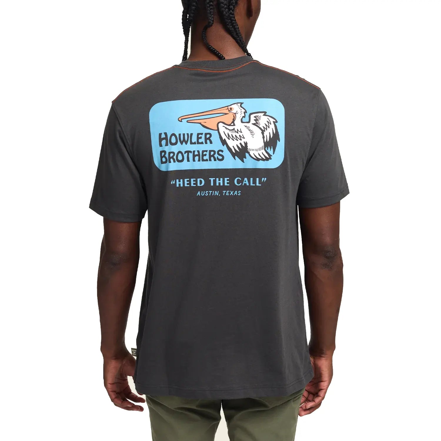 Howler Brothers Blended T-Shirt - Pelican Badge