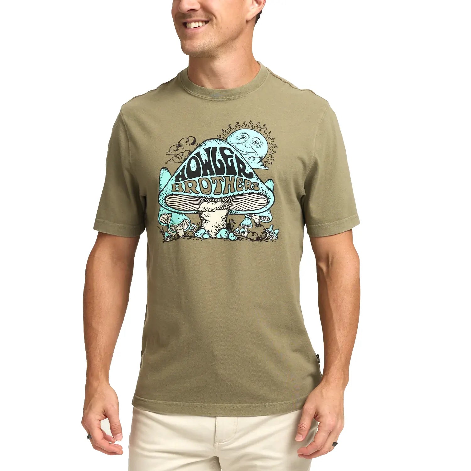 Howler Brothers Cotton T - Daydream Believer : Olive