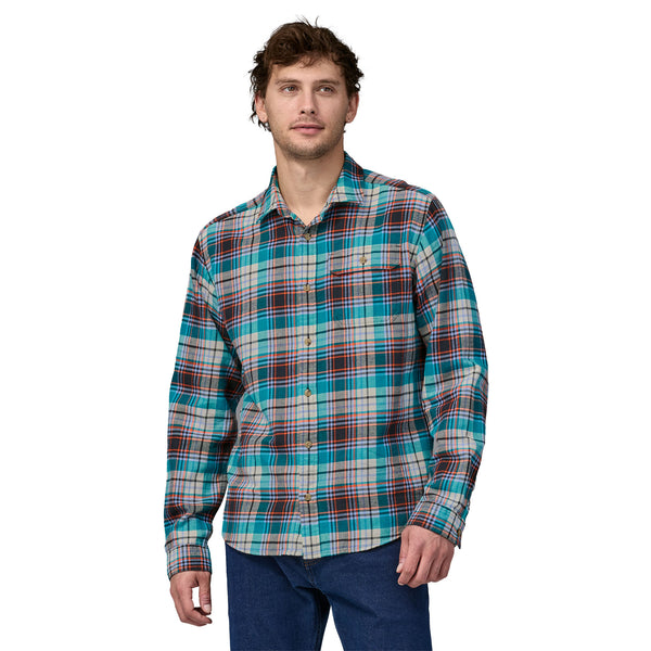 Patagonia M's L/S Cotton in Conversion LW Fjord Flannel Shirt - Fin