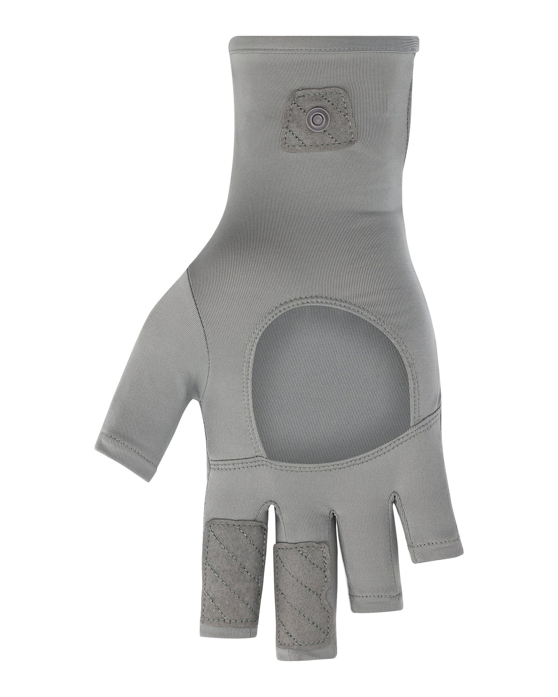 Simms SolarFlex UPF 50 Fingerless Fishing Gloves, Unisex, Regiment