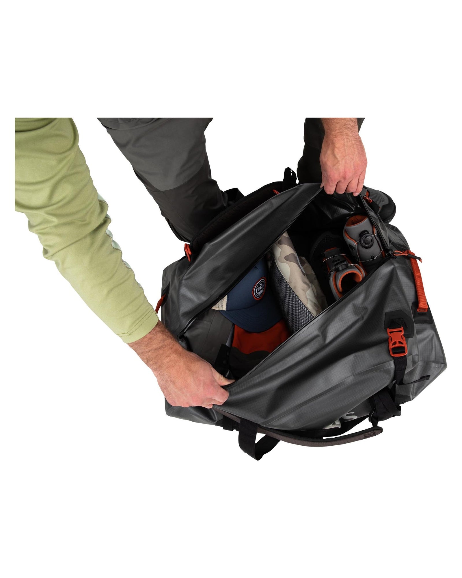 Simms Challenger Tackle Bag Large - Anvil - The Fly Shack Fly Fishing