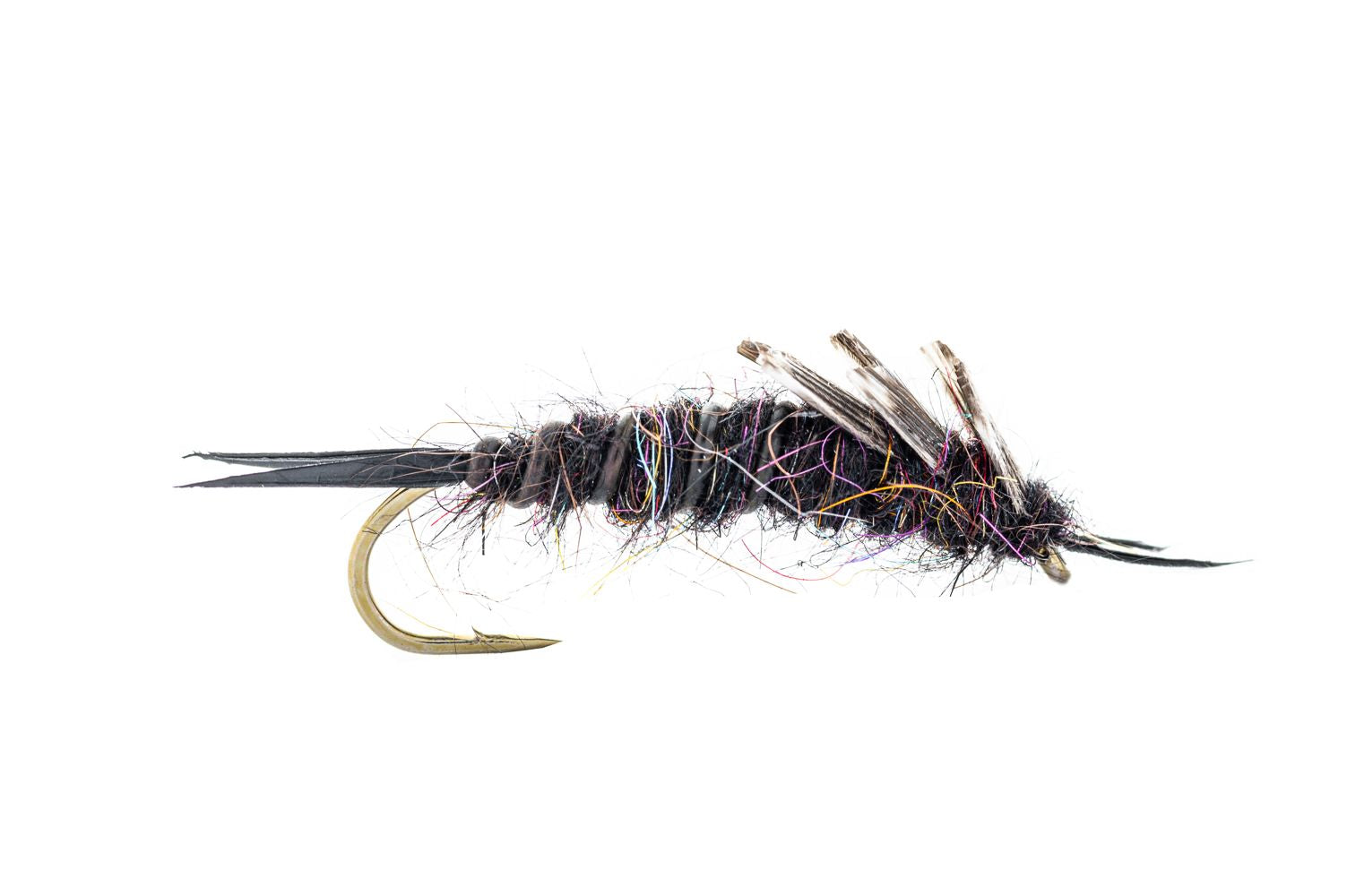  WellieSTR 30pcs/Set stonefly Nymph Rubber Body and Nymph Hooks  Combo Synthetic Fly Tying Materials Fly Fishing Artificial Nymph Flies :  Sports & Outdoors