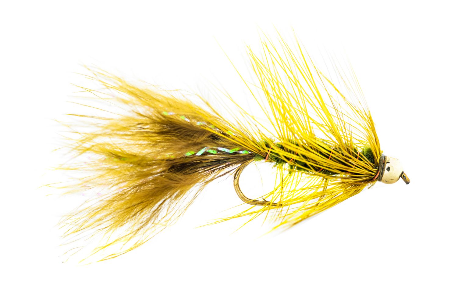 Galloup's Fish Feathers - Fin Tip - Yellow/Red