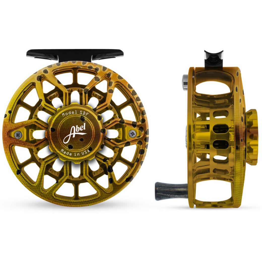 Abel SDF Fly Reel - Colorado Edition - 5/6 WT with Aluminum Red Handle -  Ed's Fly Shop