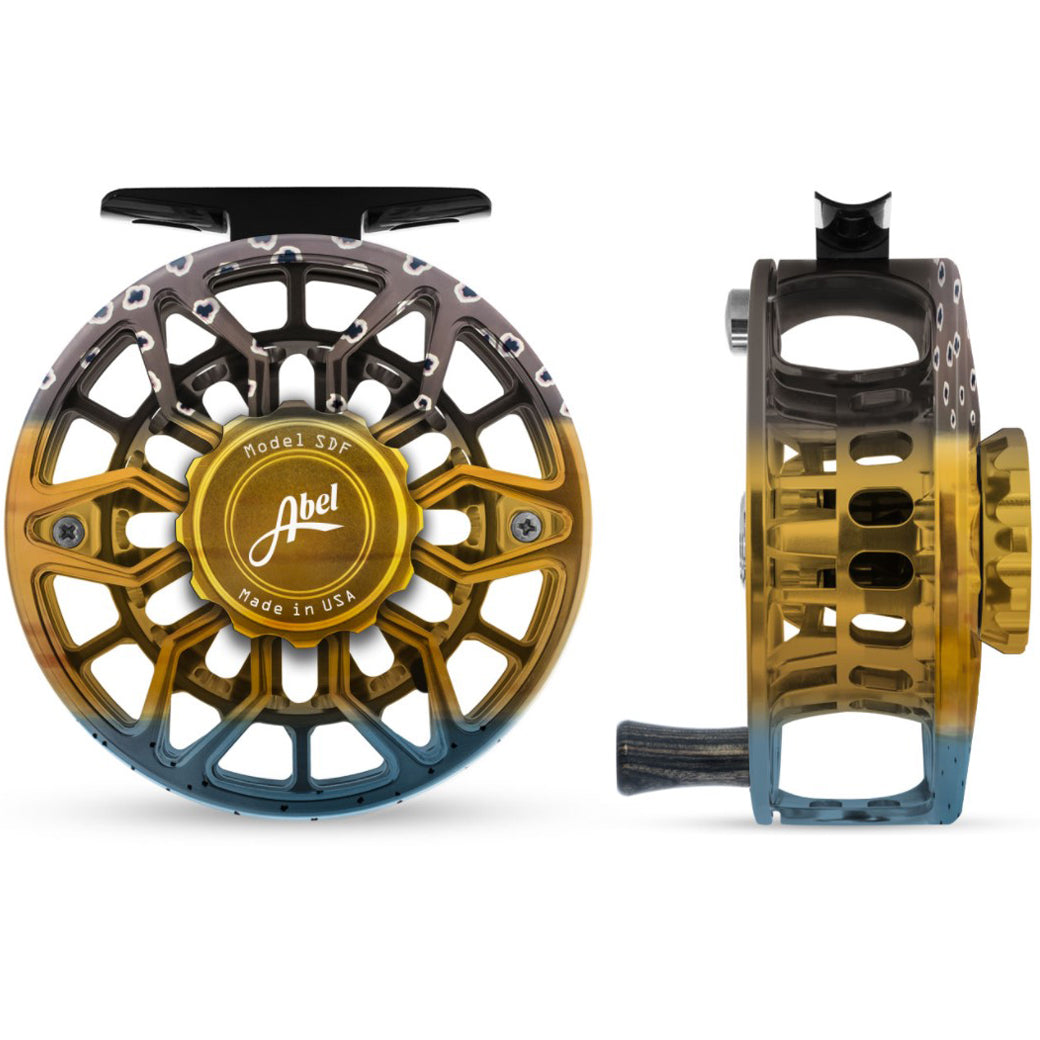 Abel SDF Fly Reel - Colorado Rockies - 5/6 WT with Matching Nipper - Ed's Fly  Shop