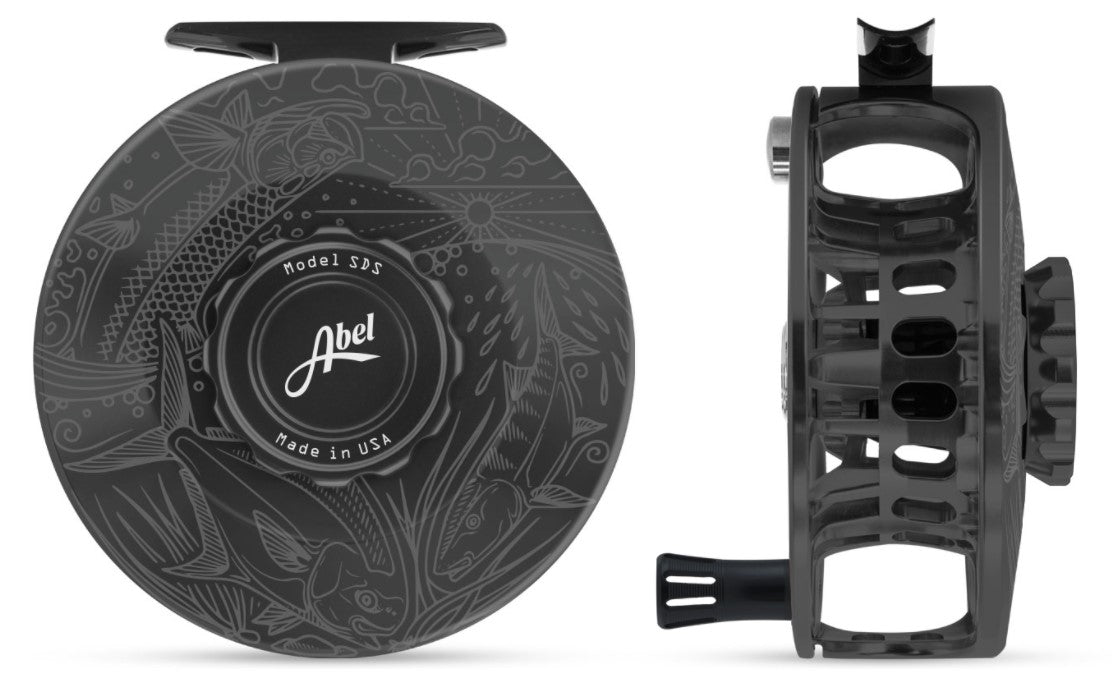 ABEL SUPER 10 FLY FISHING REEL 10-11 WEIGHT GOLD FINISH
